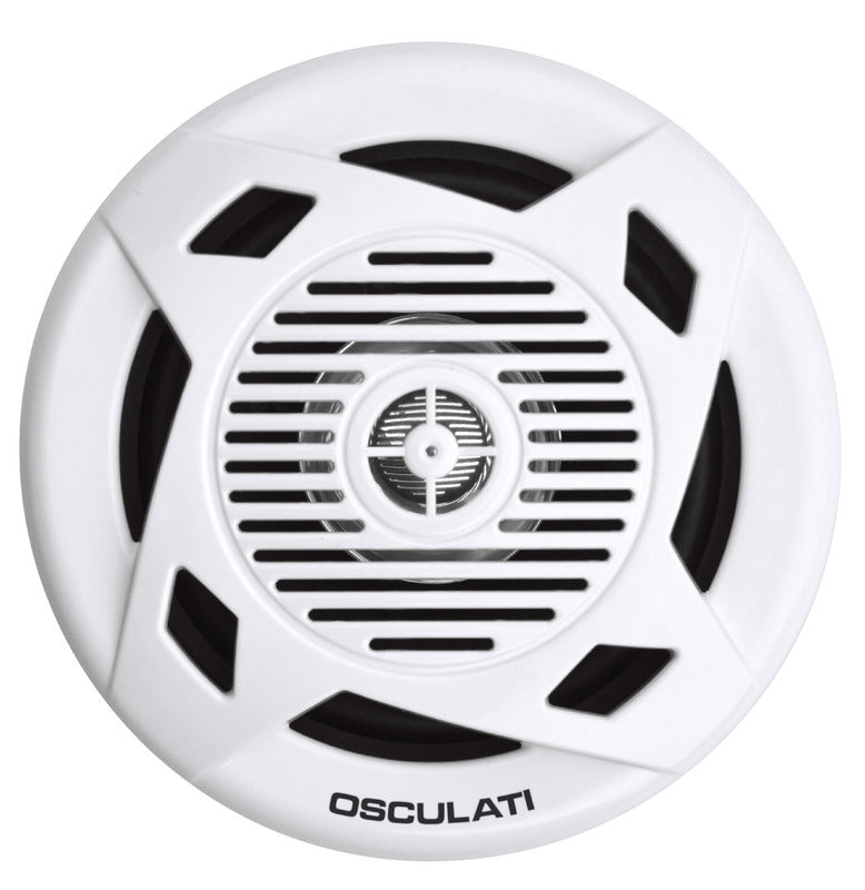 Pairs of dual cone loudspeakers 5.25" 2x40 W white - foto originale Osculati Srl