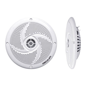 Pairs of dual cone ultra slim speakers 6.5" - white - foto originale Osculati Srl