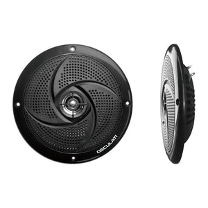 Pairs of dual cone ultra slim speakers 6.5" - black - foto originale Osculati Srl
