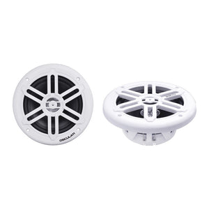 Pairs of dual cone speakers 6.5" - 2x120W - white - foto originale Osculati Srl
