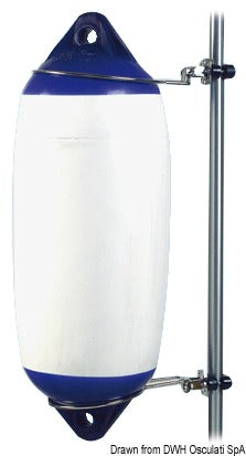 Foldable SS simple fenderholder 150 mm - foto originale Osculati Srl