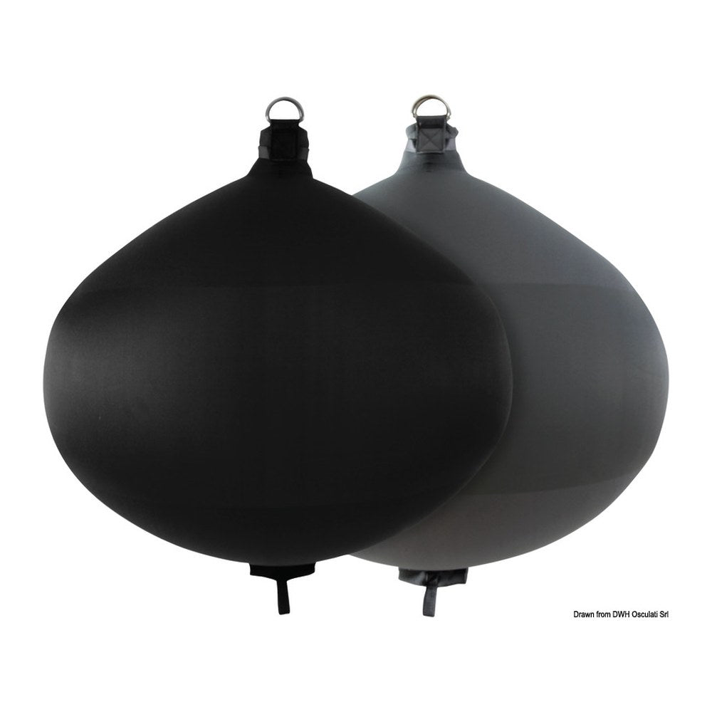 FENDERTEX S70 inflatable fender dark grey - foto originale Osculati Srl