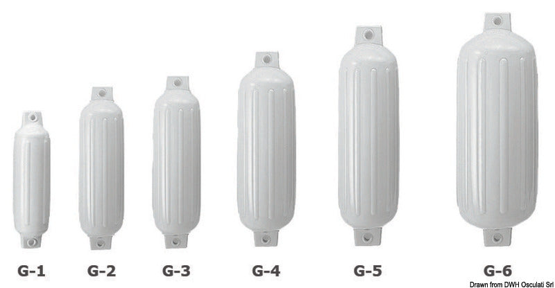Polyform G4 fender white - foto originale Osculati Srl