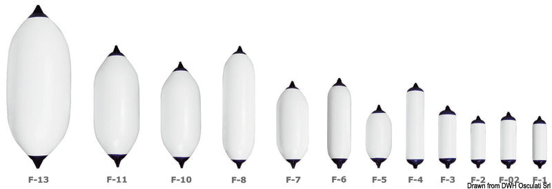 Polyform F4 fender - foto originale Osculati Srl