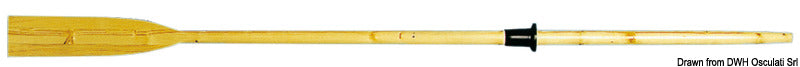Beech wood oar 250 cm - foto originale Osculati Srl