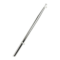 VA-Stahl Flaggenstock konisch ohne Halter 40 cm