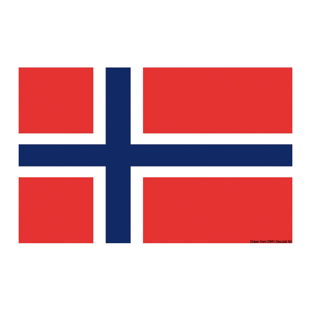 Flag Norway 30 x 45 cm - foto originale Osculati Srl