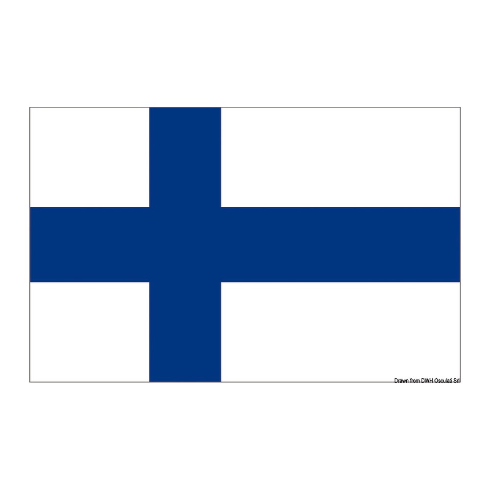 Flag Finland 70 x 100 cm - foto originale Osculati Srl