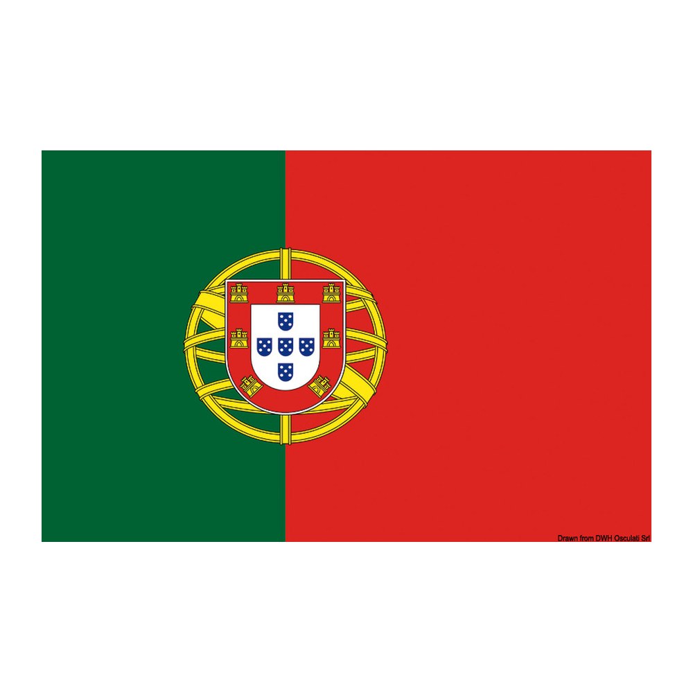 Flag Portugal 30 x 45 cm - foto originale Osculati Srl