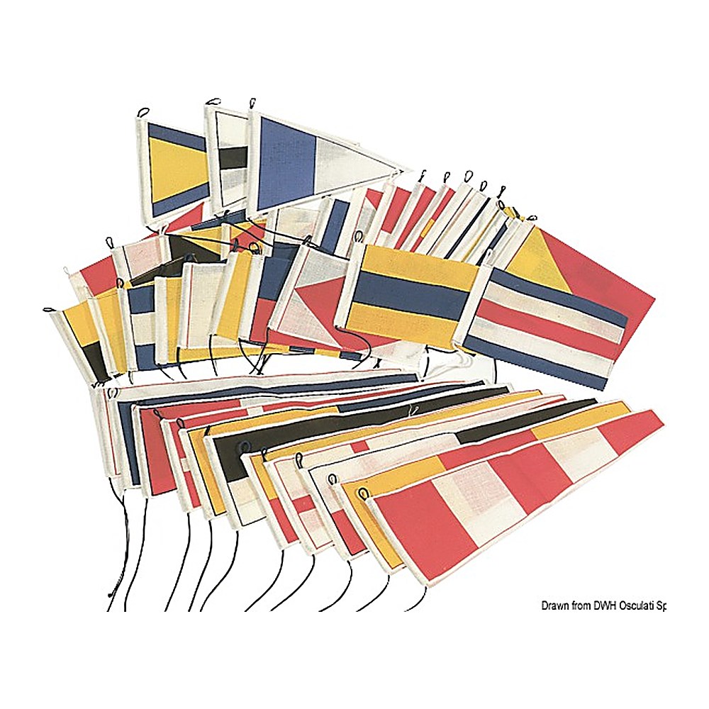 Gran Pavese flag 14 x 20 cm - foto originale Osculati Srl