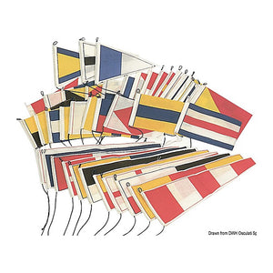 Gran Pavese flag 20 x 30 cm - foto originale Osculati Srl