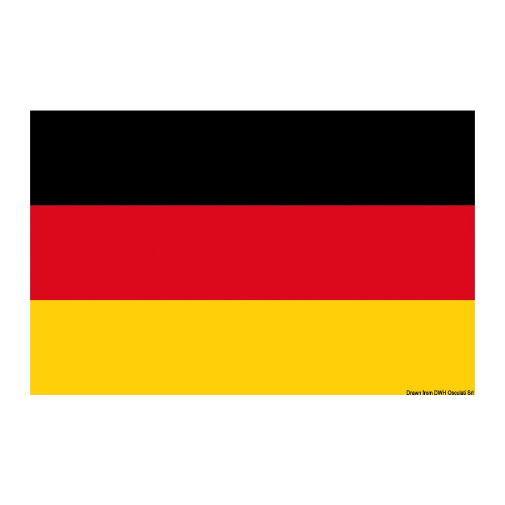 Flag Germany 50 x 75 cm - foto originale Osculati Srl