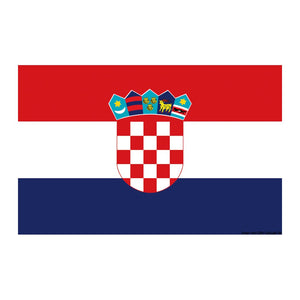 Flag Croatia 40 x 60 cm - foto originale Osculati Srl