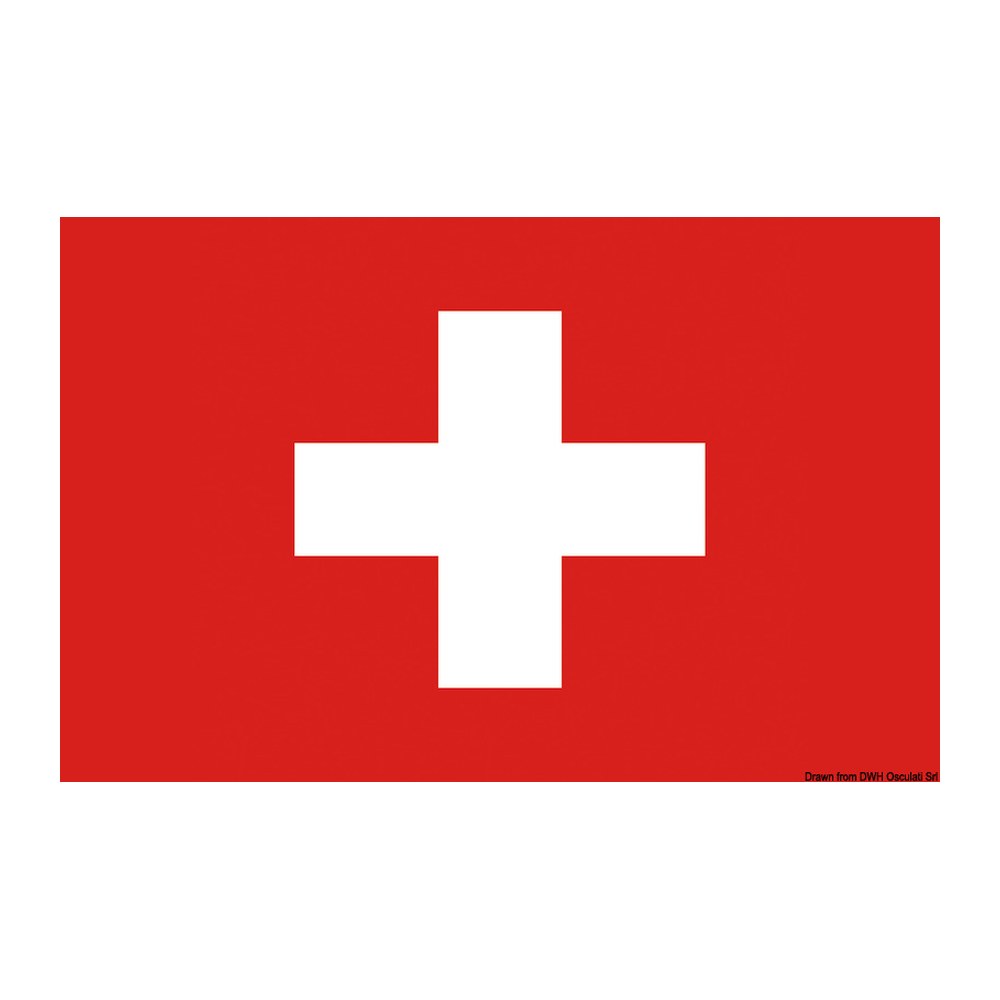 Flag Switzerland 80 x 120 cm - foto originale Osculati Srl