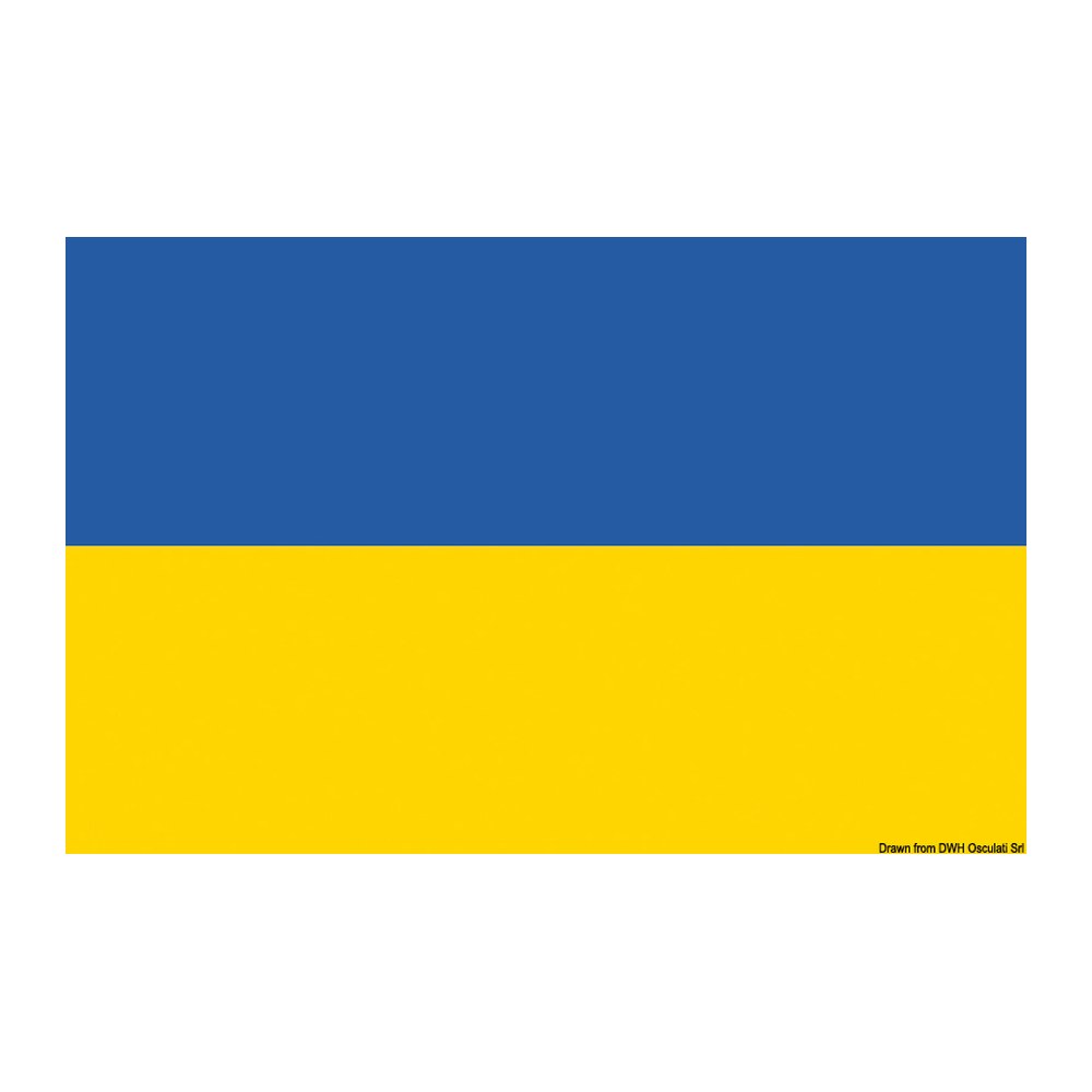 Flag Ukraine 50 x 75 cm - foto originale Osculati Srl