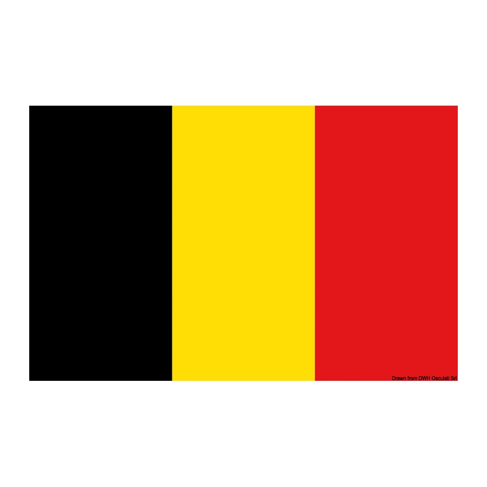 Flag Belgium 80 x 120 cm - foto originale Osculati Srl