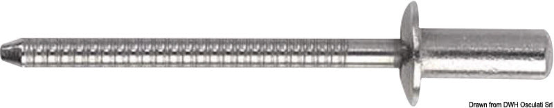 SS stud standard head 4.8x12mm 100-pcs display bag - foto originale Osculati Srl