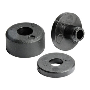Glass stop spacer black (100 pcs) Packaging containing 100 pcs - foto originale Osculati Srl
