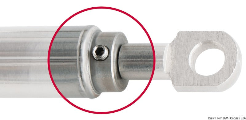 Gas spring AISI 316 522 mm 70 kg - foto originale Osculati Srl
