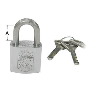 S.S padlock 60x38 mm - foto originale Osculati Srl