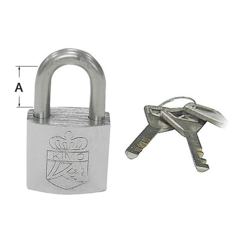 Kit 4 SS padlocks 20 x 30 mm - foto originale Osculati Srl