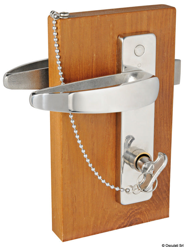 Smart pair of handles w/plates LH inside + outside - foto originale Osculati Srl