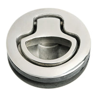 Fecho de puxar embutido AISI316 c/retentor sem fechadura
