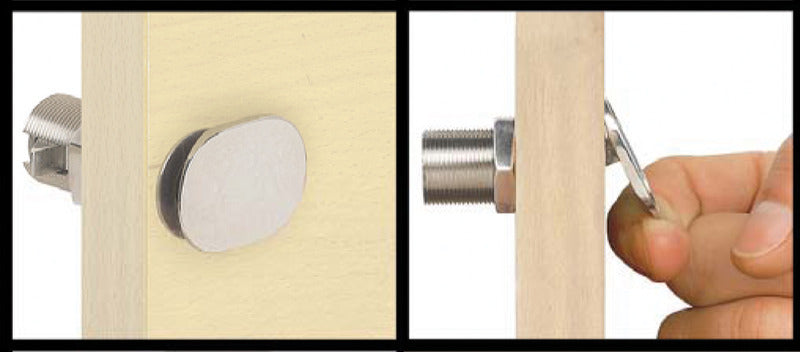 Flush Lock square Bulk (20 pcs) (pack of 20) - foto originale Osculati Srl