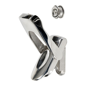 SS lever latch 80 x 26 mm - foto originale Osculati Srl