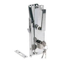 Cerradura de latón cromado para puerta corredera Yale