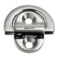 Klapbare oogplaat 45x45 mm ring 6 mm (2 gaten) Breeklast kg 1800