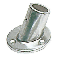 Relingsstützverbindung Sockel, rund 60° 30 mm