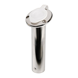 Rod holder 75° AISI 316 w/white cap - foto originale Osculati Srl