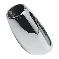 Relingstützenhalter, stumpf-oval AISI316 45° 25 mm