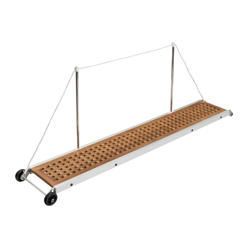 Fixed gangway teak grating 210 cm - foto originale Osculati Srl