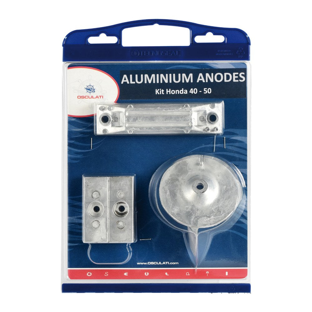 Osculati by Tecnoseal Aluminium anode kit for Honda outboards 40/50 HP - foto originale Osculati Srl