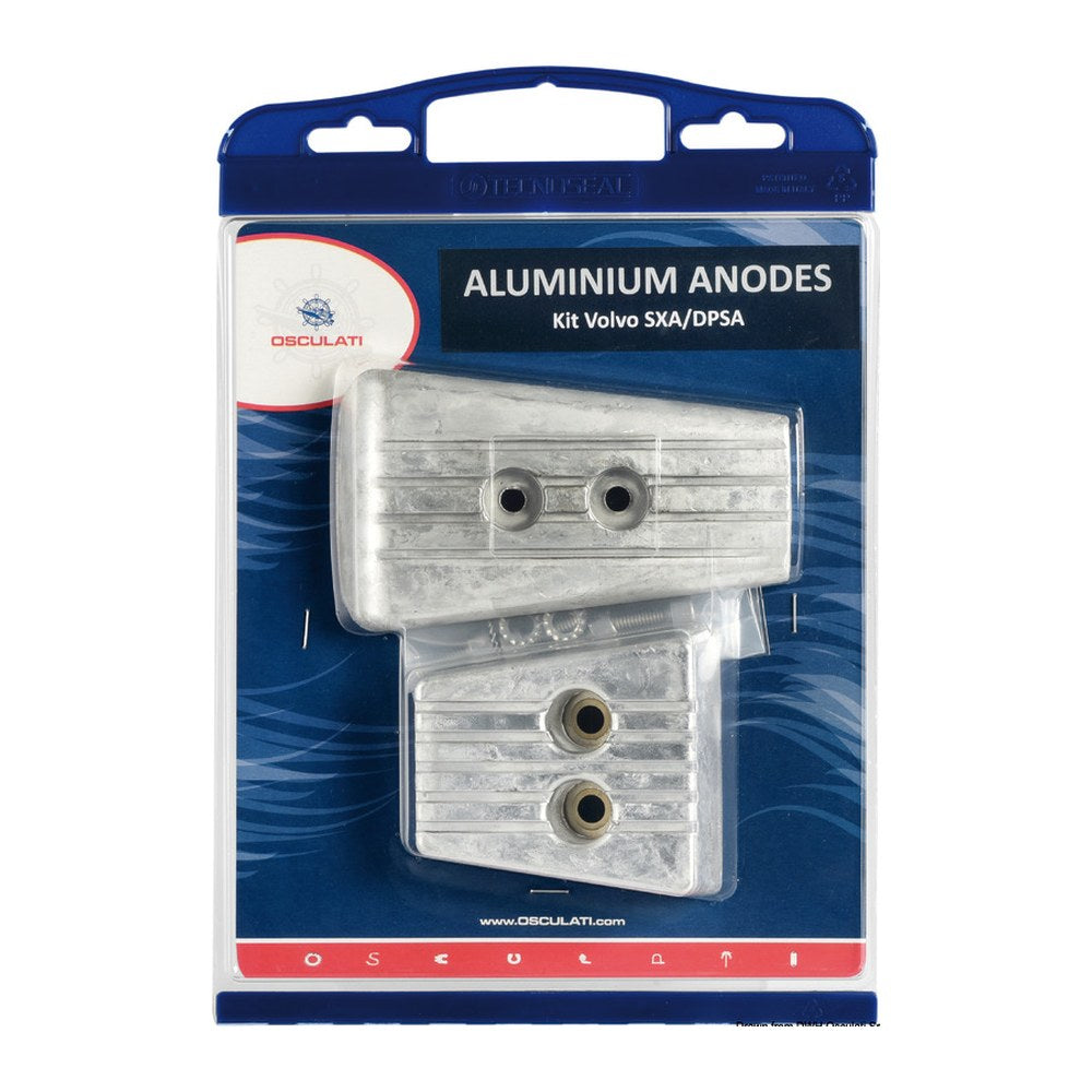 Osculati by Tecnoseal Anode kit for Volvo engines SX-A-DPS aluminium - foto originale Osculati Srl
