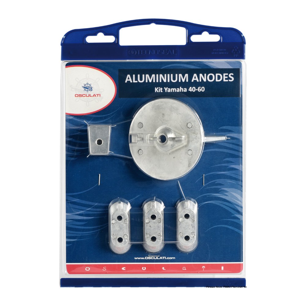Osculati by Tecnoseal Anode kit Yamaha 4-stroke outboards 40/60 aluminiu - foto originale Osculati Srl