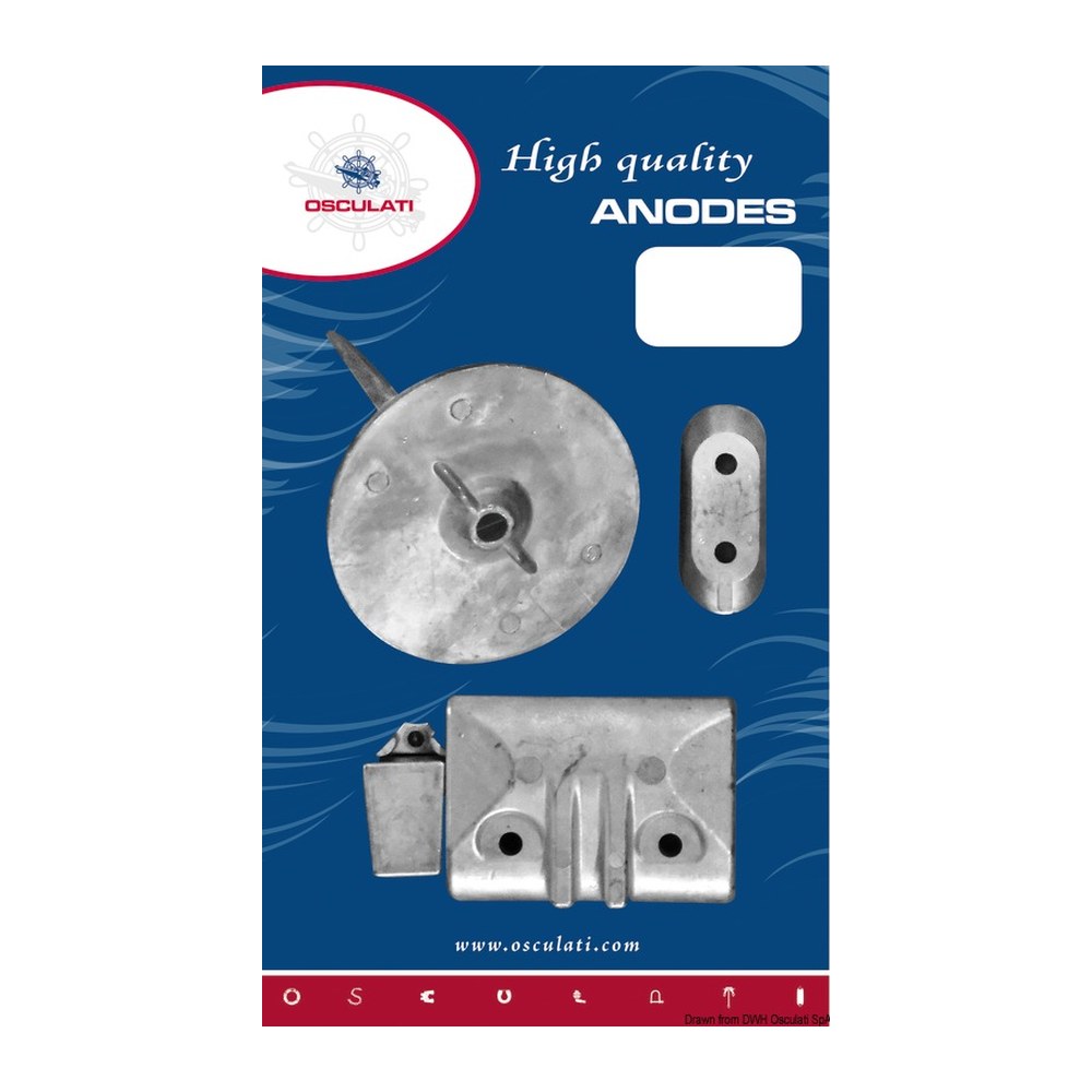 Osculati by Tecnoseal Anode kit for Yamaha outboards 60/90 HP - foto originale Osculati Srl