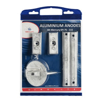 By Tecnoseal Kit ánodos para Mercury 75>115 EFI zinc