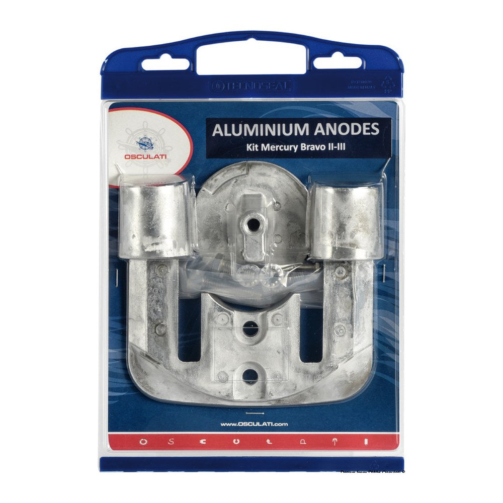 Osculati by Tecnoseal Anode kit Bravo II/III magnesium - foto originale Osculati Srl