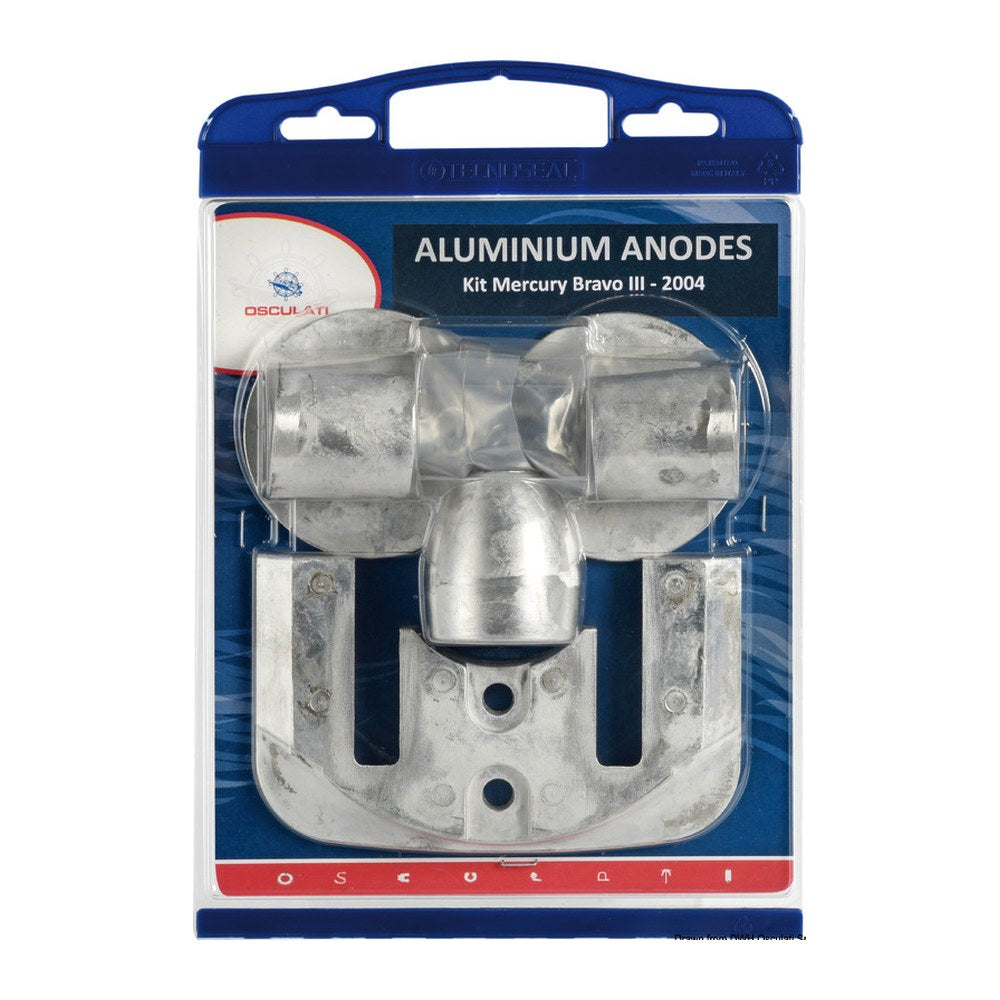 Osculati by Tecnoseal Anode kit Bravo III-04 zinc - foto originale Osculati Srl