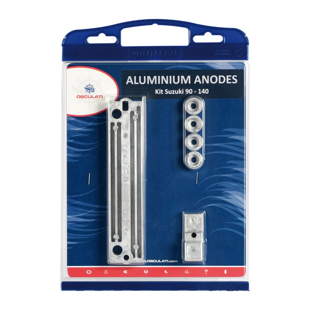 Osculati by Tecnoseal Anode kit Suzuki 90/140 HP aluminium - foto originale Osculati Srl