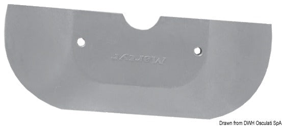 Tecnoseal Plate zinc anode for Alpha One in/outboards - foto originale Osculati Srl