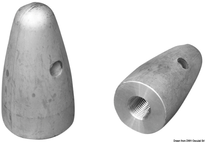 Tecnoseal Zinc ogive for propeller Ø 35/40 mm - foto originale Osculati Srl