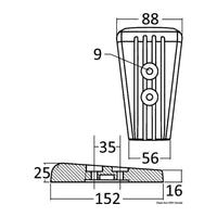 Tecnoseal Anode aus Aluminium Volvo DPR-DPH