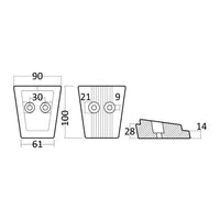 Tecnoseal Fußanode aus Magnesium Volvo SX/DPS