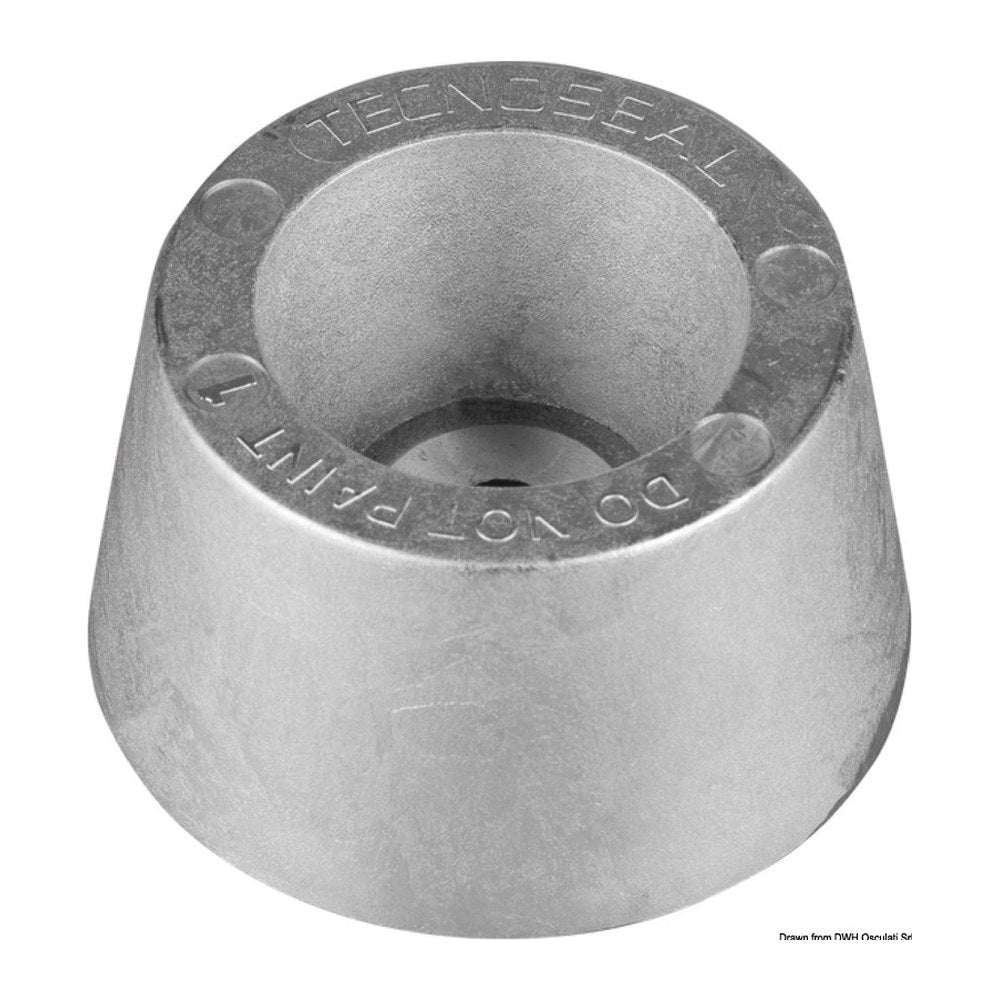 Tecnoseal Aluminium circular anode single-bolt mounting - foto originale Osculati Srl