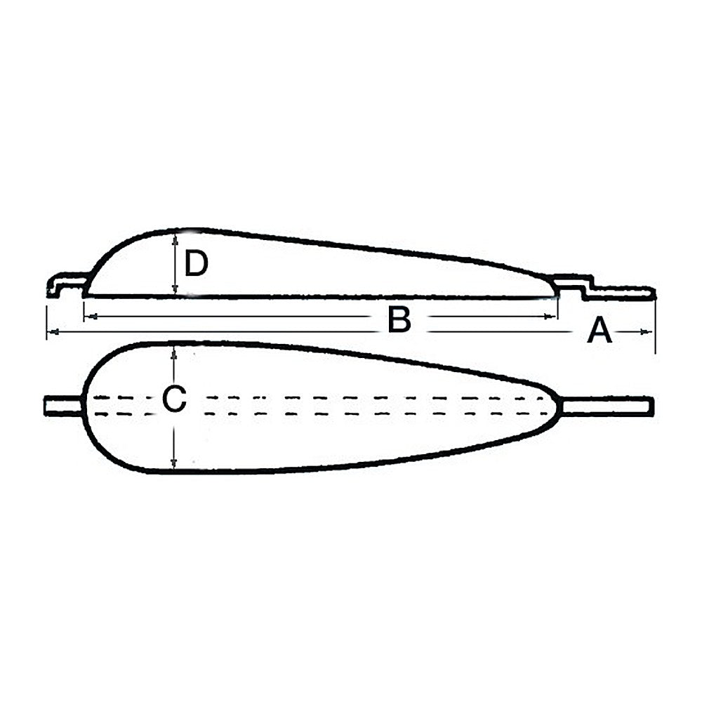 Tecnoseal Welding aluminium anode 2500 g - foto originale Osculati Srl
