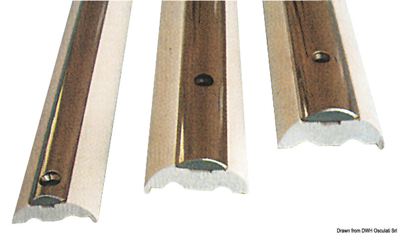 Tessilmare White PVC profile base 40 mm (pack of 24) - foto originale Osculati Srl
